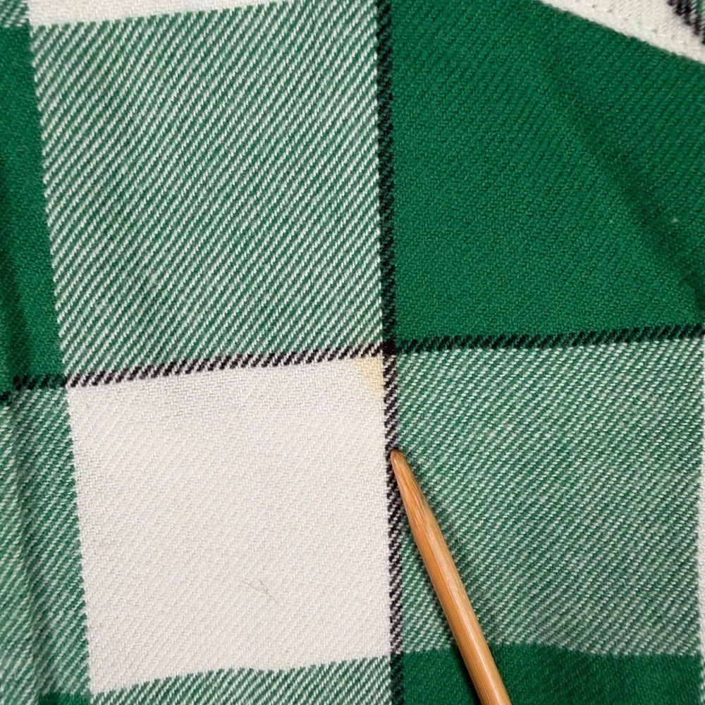 Levis x NBA Boston Celtics Western Flannel Shirt Green Plaid Mens XL #4433